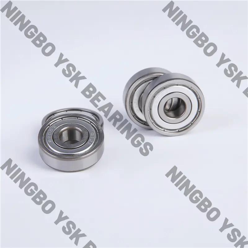 6201ZZ Fan motor used roller bearings with steel cage